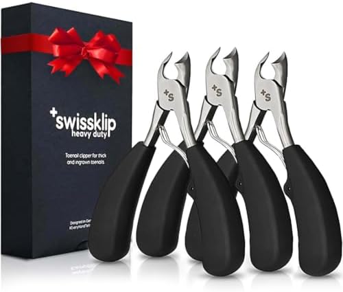 Swissklip Toenail Clippers I Heavy Duty Toe Nail Clippers I Toenail Clippers for Thick Nails I Big Toe Nail Clippers for Thick Toenails I Toenail Scissors I Heavy Duty Nail Clippers for Thick Nail (3)