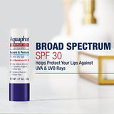 Aquaphor Lip Repair Stick with Sunscreen, Lip Protectant, Soothes Dry Chapped Lips, 0.17 Oz Stick (Pack of 4)