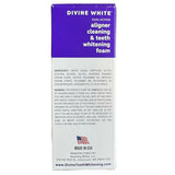 Divine White Dual-Action Stain Removal Aligner/Retainer Cleaner and Teeth Whitening Foam- Hydrogen Peroxide-Good for Invisalign, ClearCorrect, SmileDirectClub, Byte -Oral Care-Foam Toothpaste, 4-Pack