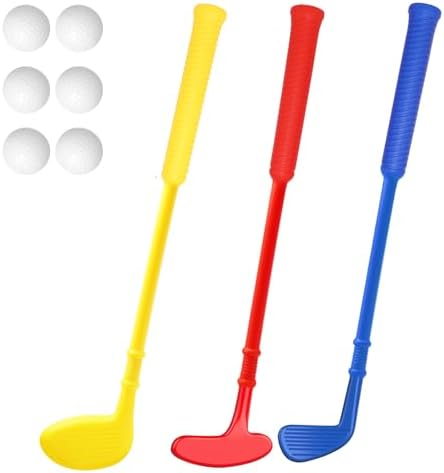 Plastic Mini Golf Clubs for Toddlers,Kids Golf Clubs Set,Outdoor/Indoor Golf Toys Christmas Birthday Present for Boys Girls