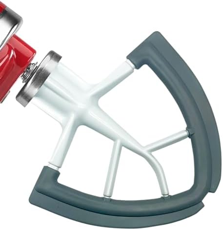 Flex Edge Beater for KitchenAid 4.5/5 QT Tilt Head Stand Mixer Kitchen Aid Mixer Accessory,With Silicone Edges For Kitchen Aid Accessories and Attachments