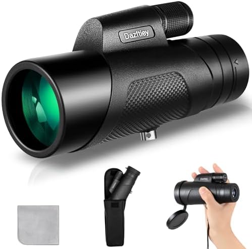 12x50 Monoculars for Adults High Powered, Monocular Compact with BAK4 Prism and FMC Lens, Clear Field of View, Monocular Telescope for Smartphone, Lightweight Monocular for Birdwatching Sports Travel