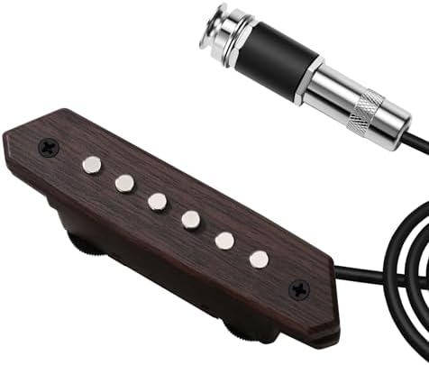 Acoustic Guitar Pickup Passive Megnetic Soundhole Pickup with Humbucker Volume Timbre Control