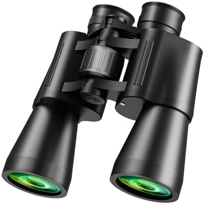 10x50 Binoculars for Adults and Teens – HD Optics for Bright and Clear Viewing, Perfect for Bird Watching, Hunting, Sports, and Stargazing – Durable, Wide Field, and Low-Light Performance