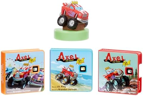 Little Tikes Story Dream Machine Axel The Truck Story Collection, Storytime, Books, HarperCollins, Audio Play Character, Gift and Toy for Ages 3+ Years
