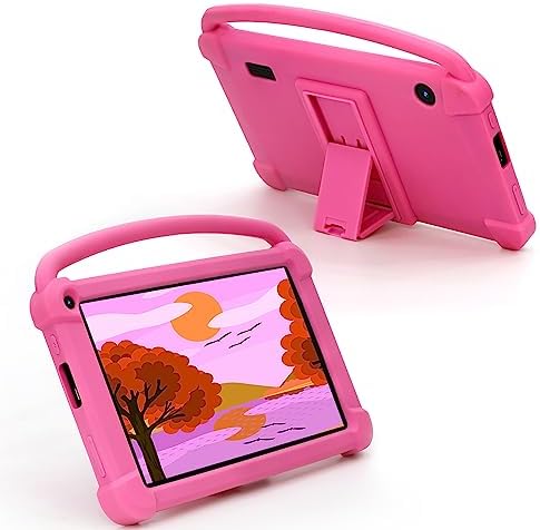 ATOZEE Kids Tablet, 7 inch Tablet for Kids 4GB+32GB Supports 1TB Expansion Android 12 Preinstalled Parental Control Children Education with Shockproof Kickstand Case, GMS Certified Toddler Tablets.
