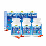 Real Health Bioglan Kids Smart Omega 3 Fish Oil, 30 Chewable Burstlets (Pack of 3)