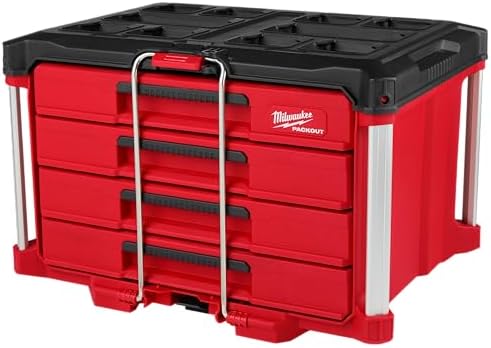 Milwaukee Packout 4 Drawer Tool Organizer Box - 48-22-8444