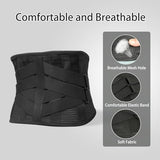 Oramuon Back Brace for Lower Back Pain, Immediate Pain Relief from Sciatica, Herniated Disc, Scoliosis, Breathable Decompression Lumbar Support Belt for Men/Women, for Work, Home, Heavy Lifting (L)