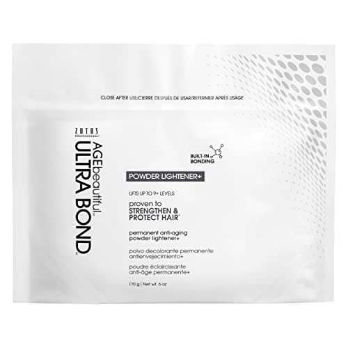 AGE beautiful Permanent Powder Hair Lightener with Ultra Bond Building | Strengthens, Protects & Nourishes | Lifts up to 9+ Levels | For Lightening & Highlights