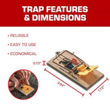 TOMCAT Mouse Traps (Wooden), 4 Traps