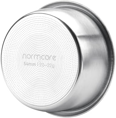 Normcore 54mm High Extraction Filter Basket, Triple Shot, 22g Portafilter Precision Filter Basket For 54mm Breville Sage Espresso machines, Comes with a 53.3mm Puck Screen, Espresso Paper Filters