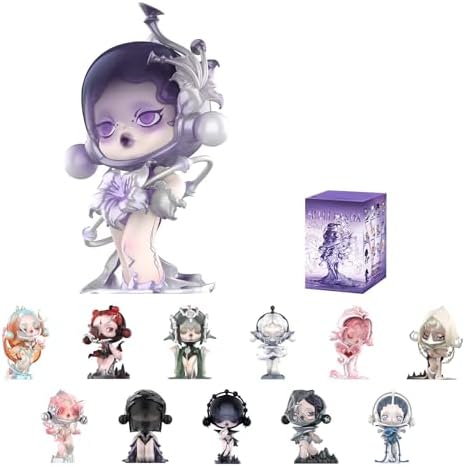 POP MART SKULLPANDA The Sound Series Figures, SKULLPANDA Blind Box Figures, Random Design Action Figures Collectible Toys Home Decorations, Holiday Birthday Gifts, Single Box