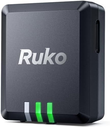 Ruko R111 FAA Compliant Remote ID Module for Drone, RC Airplane GPS Tracker, 5 Hours Battery Time, Light Weight RID Module for FAA Regulation, Spare Accessories for FPV Drones & RC Plane & Helicopter