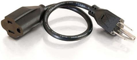 C2G 3FT Premium Universal Extension Cord - Power Extension Cord for TV, Computer, Monitor, Appliance & More (03114)