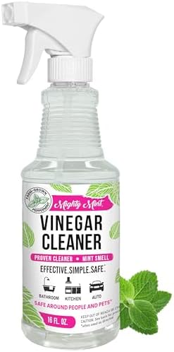 Mighty Mint Vinegar Cleaner, All-Purpose Spray, Spearmint Scent, 16oz