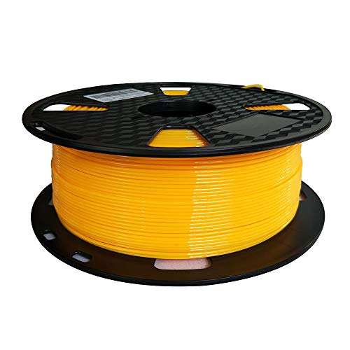 Yellow PETG Filament 1.75 mm 1KG 3D Printer Filament 2.2LBS Spool 3D Printing Material for FDM 3D Printer Easy to Print CC3D