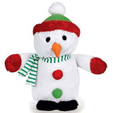 Zanies Holiday Musical Plush Dog Toys Plays Seasonal Christmas Song - Choose Character(Snowman)