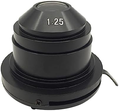 1 Piece Microscope Condenser (NA1.25) Optical Fittings with Variable Diaphragm for Converging Light in Bright Field