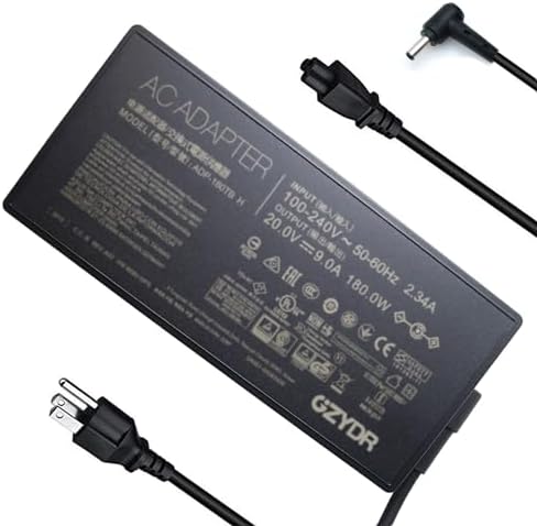 ADP-180TB H 180W AC Adapter for Asus ROG Zephyrus GA502DU GA502D GA502 GA502IU GA401 GA401I GA401II GA401IV 6.0x3.7mm 20V 9A Laptop Power Supply Charger