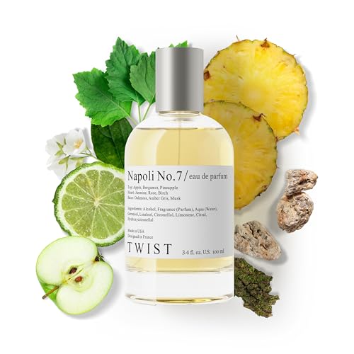 Twist - Napoli No. 7 - Eau De Parfum Inspired by Creed Aventus, Long-Lasting Perfume For Men, Paraben Free, Vegan, Clean Ingredients, Fragrance - Spray 100 ml | 3.4 fl. oz.