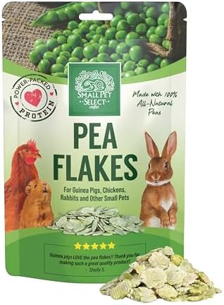 Small Pet Select- Pea Flakes, 8oz,green