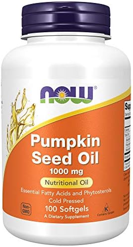 Now Pumpkin Seed Oil 1000 mg 100 softgels