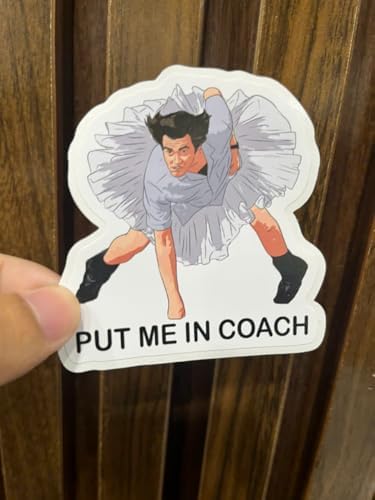 (3PCS) Ace Ventura Put Me in Coach Vinyl Sticker 3 Inch for Water Bottle, Tumbler, Laptop, Hat, Phone Case