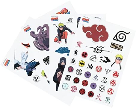 Grupo Erik Naruto Gadget Decals - 59 Waterproof & Removable Stickers - Laptop Stickers - Cute Stickers - Stickers for Children - Stickers for Adults - Anime Stickers - Naruto Manga