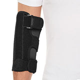 Elbow Brace for Ulnar Nerve Entrapment, Adjustable Cubital Tunnel Brace with 2 Removable Metal Splint for Sleeping, Elbow Immobilizer for Cubital Tunnel Syndrome, Ulnar Nerve Brace for Women & Men