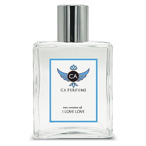 CA Perfume Impression of I Love Love For Women Replica Fragrance Dupes Eau de Parfum Spray Bottle 3.4 Fl Oz/100ml-X1