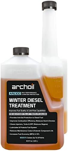 Archoil AR6300 Winter Diesel Treatment - Treats 275 Gallons - Additive for All Diesel Vehicles Includes Anti-Gel Protection
