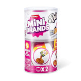 Mini Brands Retro 2 Pack Capsule with 60+ Mystery Mini's to Collect, Real Licenses, Rare Collectibles, Blind Pack, Ages 3+