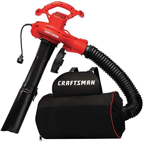 CRAFTSMAN 3-in-1 Leaf Blower, Leaf Vacuum and Mulcher, Up to 260 MPH, 12 Amp, Corded Electric (CMEBL7000)
