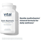 Vital Nutrients Multi-Nutrients 5 Ultra Antioxidant Formula | Boron, Copper, and Iron Free | Vegetarian Daily Multivitamin and Mineral | Gluten, Dairy and Soy Free | Non-GMO | 120 Capsules