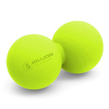 5BILLION Peanut Massage Ball - Double Lacrosse Massage Ball & Mobility Ball for Physical Therapy, Deep Tissue Massage Tool for Myofascial Release, Muscle Relaxer, Green