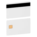 X-belmox J2a040 Chip Java Jcop Cards Unfused, J2a040 Java Smart Card with 2 Track, 8.4mm HICO Magnetic Stripe, White Card Java Chip - 3 Pack