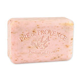 Pre de Provence Artisanal Soap Bar, Enriched with Organic Shea Butter, Natural French Skincare, Quad Milled for Rich Smooth Lather, Rose Petal, 8.8 Ounce