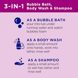 Dr Teal's Kids 3-in-1 Bubble Bath, Body Wash & Shampoo, Boost & Renew Elderberry with Vitamin C, 20 fl oz. (Pack of 3)