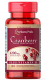 Puritan's Pride Cranberry Fruit Concentrate Plus Vitamin D3-180 Softgels