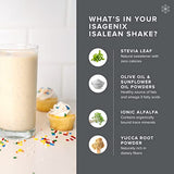 Isagenix IsaLean Shake - Meal Replacement Protein Shake Supports Healthy Weight & Muscle Growth - Protein Powder Enriched with 23 Vitamins - Birthday Cake Flavor, 29.6 Oz (14 Servings)