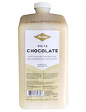 Fontana White Chocolate Mocha Sauce - 63 fl oz, Coffee Latte Beverage, Dessert, Baking Base Flavoring - Dispensing Pump Included with White Chocolate Flavor Sauce Bottle