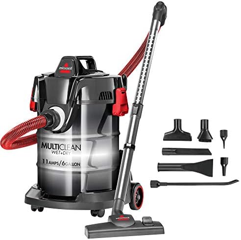 Bissell MultiClean Wet/Dry Garage and Auto Vacuum Cleaner, Red, 2035M