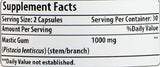 Amazing Formulas Mastic Gum Supplement 1000 mg Per Serving 60 Capsules | Non-GMO | Gluten Free | Made in USA