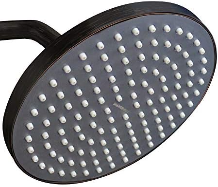 Luxury Spa Series: Bronze Rain Shower Head, 8-Inch Round Rain Showerhead with 360 Tilt, Experience Rainfall with MAXX Comfort and Elegance (Oil Rubbed Bronze)