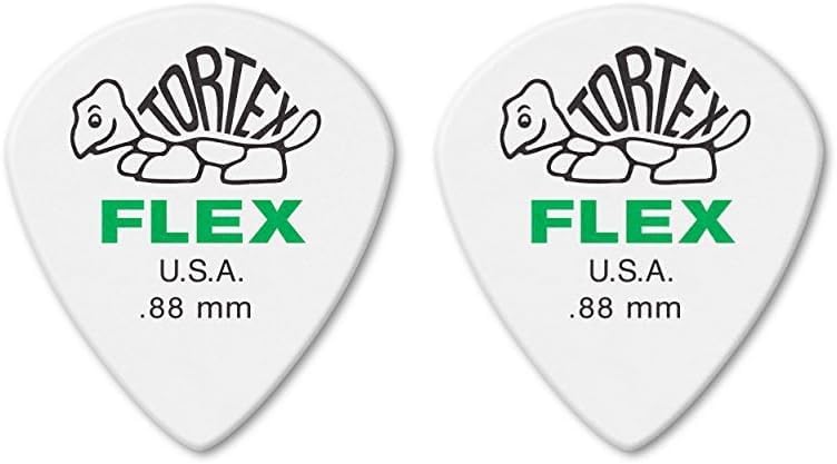Jim Dunlop Tortex Flex Jazz III XL .88mm 24 Pack Guitar Picks (466P.88)