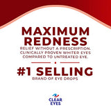 Clear Eyes Maximum Redness Relief Eye Drops - 1 oz