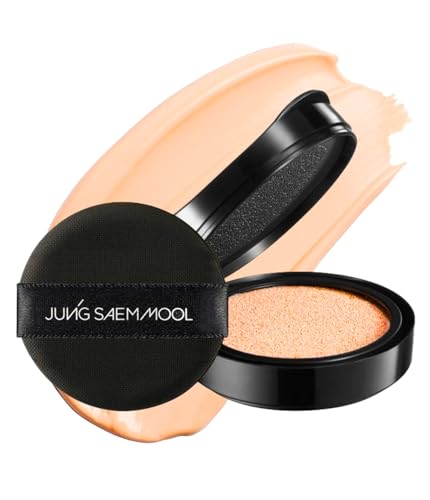 [JUNGSAEMMOOL OFFICIAL] Essential Skin Nuder Cushion (N Light) | Refill | Natural Finish | Buildable Coverage | Makeup Artist Brand