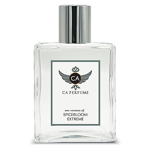 CA Perfume Impression of Victor & R Spicebloom Extreme For Men Replica Fragrance Dupes Eau de Parfum Spray Bottle 3.4 Fl Oz/100ml-X1
