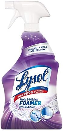 Lysol Mold & Mildew Foamer w. Bleach, Bathroom Cleaner Spray 28 oz
